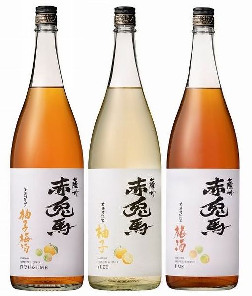 赤兎馬リキュール待望の1800ml×3本セット！自分好みを3本チョイス！赤兎馬　柚子酒・梅酒・柚子梅酒3種..