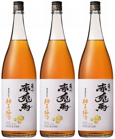 【柚子梅酒】赤兎馬　柚子梅酒（せきとば ゆずうめしゅ）　14度　1800ml×3本セット！【梅酒】【梅リキ..