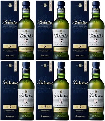 【サントリー正規品・新品】バランタイン17年 40度 700ml×6本セット！【カートン付】