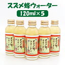 藤原養蜂場 本店から直送 スズメ蜂ウォーター 120ml 5本入 ローヤルゼリー プロポリス 雀蜂 スズメバチ 蜂蜜 はちみつ ハチミツ 楽天市場公式ショップ はちみつ専門店 老舗 盛岡 岩手 ふじわら ギフト 健康 免疫 明治34年創業