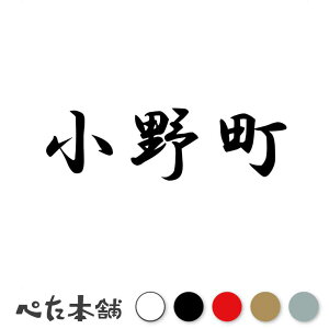 カッティングステッカー 小野町 福島県 市区町村 漢字 かっこいい 住所 都道府県 小野町 特大 大きい