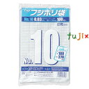 商品番号 636600 商品名 フジ ポリ袋 No.10　紐付き サイズ 180×270mm 入り数 8000枚(100枚×10袋×8箱）／ケース 商品説明 材質：低密度ポリエチレン 耐冷温度-30℃ 備考 3ケースで送料無料※ただし、北海道、沖縄、離島は別途送料見積もり 使用上の注意 ●この袋は、幼児や子供にとって窒息などの危険が伴うものです。 幼児や子供の手の届かないところに保管して下さい。 ●火のそばに置かないでください。 ●突起のあるものを入れると材質上破れることがありますので、ご注意ください。 注意 商品の色(カラー)は、お客様ご覧頂きます環境（モニターなどの表示設定）により多少違いが出ます。 予めご了承くださいますようお願い致します。