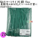 IGOスマートタイ PE 緑 4×15cm 1000本×20袋/セット PEGR-0415 業務用 結束タイ