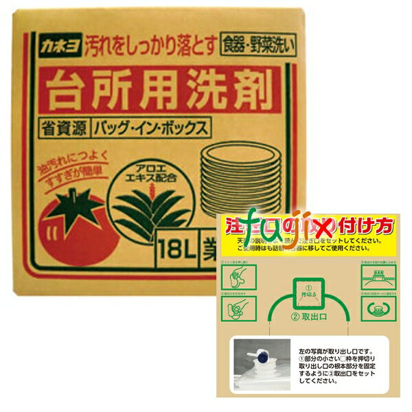 カネヨ台所用洗剤　バック・イン・