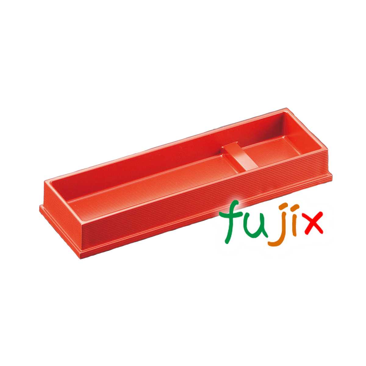 箸トレー 赤 4〜8膳用 1個 M11-154