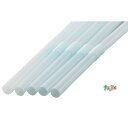 ジュース用 フレックスストロー 6mm×21cm 包装なし パステルブルー 10000本(500本×20小箱)/ケース わらおstraw 490