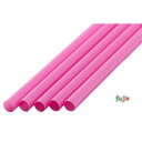 ジュース用 ストレートストロー 6mm×21cm 包装なし ピンク 10000本(500本×20小箱)/ケース わらおstraw 509