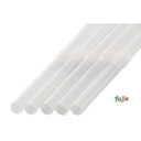 ジュース用ロング フレックスストロー 6mm×30cm 包装なし 透明 6000本(500本×12小箱)/ケース わらおstraw 538