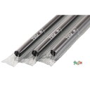 シェイク用 ストレートストロー 7mm×21cm フィルム包装 黒色 8000本(400本×20小箱)/ケース わらおstraw 550
