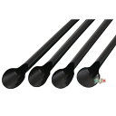 輸入 カキ氷用 スプーンストロー 6mm×21cm 包装なし 黒色 10000本(500本×20小箱)/ケース わらおstraw 917