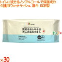 SaSaYell 流せるおしりふき 大人のぬれタオル 72枚×30個/ケース 昭和紙工 【介護用ウェットタオル】 【おしりふき】