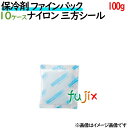 保冷剤 業務用 100g ファインパック ナイロンタイプ 1000個（100個／ケース×10ケース分） 保冷剤 業務用 安い 使い捨て テイクアウト