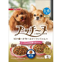 いぬのしあわせ　プッチーヌ　超小型犬専用半生タイプ　1歳から6歳までの成犬用　200g【代引不可】