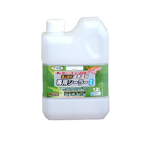 アサヒペン シーラー 水性屋上防水遮熱塗料専用シーラー ホワイト 1.3L【北海道・...