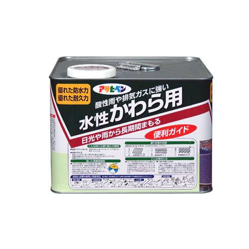 ●規格:7L●用途:コロニアル、カラーベストなどの新生瓦、スレート瓦や各種セメント瓦に最適。そのほか、コンクリートのカベやヘイにも塗れる。(※モニエル瓦等の乾式コンクリート瓦には使用できない。)●乾燥時間:夏期/30分~1時間・冬期/2~3時間●標準塗り面積(2回塗り):27~32m2(タタミ16~19枚分)●色:ココナッツブラウン● 優れた防水力・耐久力で長期間・日光や雨からかわらを守ります。● 酸性雨や排気ガスに対して優れた保護効果 を発揮します。 ● 伸びがよく、ハケさばきが軽いので塗りやすく美しいツヤのある塗料です。【注意事項】●うすめ方：塗りにくいときは水(5%〜10%)でうすめて下さい。●乾燥時間：夏期/30分〜1時間 冬期/2〜3時間●標準塗り面積：【2回塗り】3L：12〜14平米 (タタミ7.0〜8.8枚分) /7L：27〜32平米 (タタミ16〜19枚分) 14L：54〜64平米 (タタミ32〜38枚分)