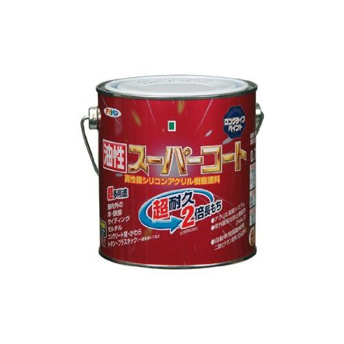 ●乾燥時間:夏期/1~2時間、冬期/3~5時間●標準塗り面積(1回塗り):6~8平米シリコン架橋システム及び紫外線劣化防止剤配合により耐久性が格段に優れた高性能塗料です。（当社従来塗料比）【注意事項】1.表示以外の用途には使用しないで下さい。2.目に入ったり皮膚に付着しないしないよう、また誤飲しないように注意して取扱って下さい。3.塗料がついても支障の無い服装で作業して下さい。4.雨の降りそうな日、温度の高い日、風の強い日は避け天気の良い日塗装して下さい。5.5℃以下では塗装しないで下さい。6.塗ったときの凹凸模様は、塗布量とローラーの押さえ具合で多少異なります。7.塗料が沈殿していますので角材などでよくかき混ぜてから使用して下さい。8.運送中にやむなく缶がへこむ場合がありますが、製品に