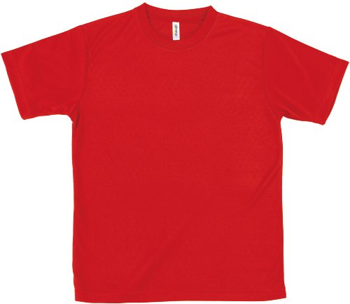 ライトドライTシャツ M　レッド　010[39609]【北海道・沖縄・離島配送不可】