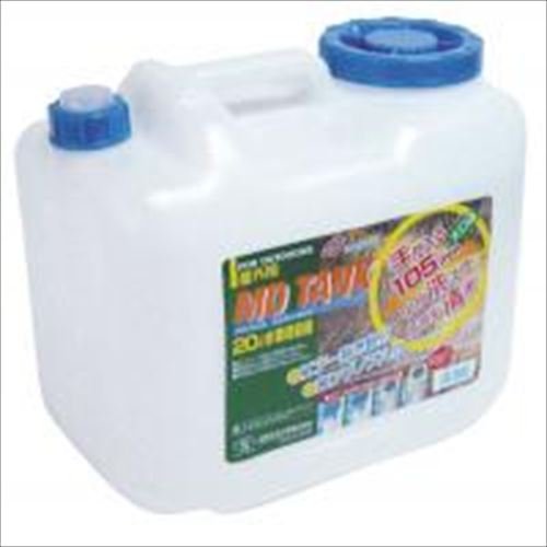 日本製 Japan 北陸土井工業 水缶　MDタンク20L　ノズル付 〔まとめ買い24個セット〕 【代引不可】【北海道・沖縄・離島配送不可】