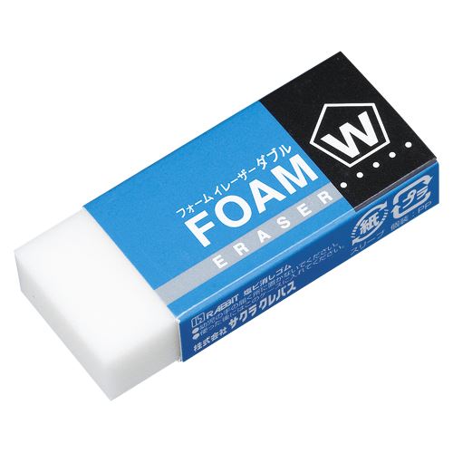 （まとめ買い）サクラクレパス フォームイレーザーダブル 80 RFW-80 00040878 〔10個セット〕【北海道・沖縄・離島配送不可】