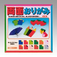 ●対象年齢 : 3歳から●裏と表の色が異なっている為創作の面白さと色合いの美しさを楽しめる。●男女供用「トーヨー 両面創作折紙 15cm 35枚 4014 35枚入り」は、それぞれの色の調和を考えながらつくられたおりがみです。15×15cm角、12色調。5種の折り図付です。