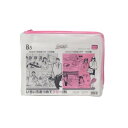 (まとめ買い)リヒトラブ クリヤーケース スモーキィB5 桃 F-272モモ 00029272 〔5枚セット〕【北海道・沖縄・離島配送不可】