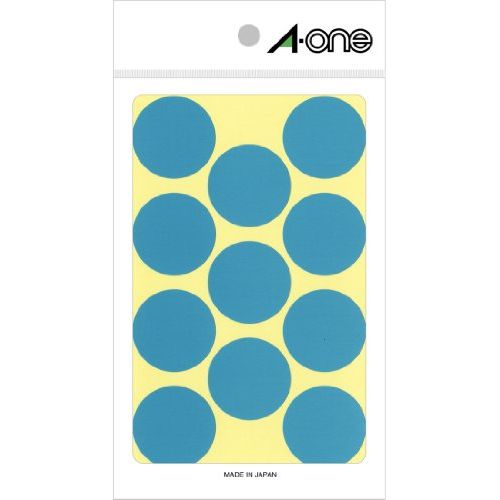 (まとめ買い)エーワン カラーラベル30mm丸 空 07236 00787951 〔×10〕【北海道・沖縄・離島配送不可】