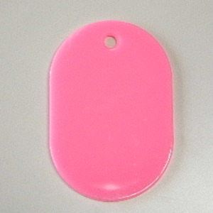 （まとめ買い）クラウン 番号札 無地〔小100枚〕 桃 CR-BG30-PI 00006885 〔×3〕【北海道・沖縄・離島配送不可】