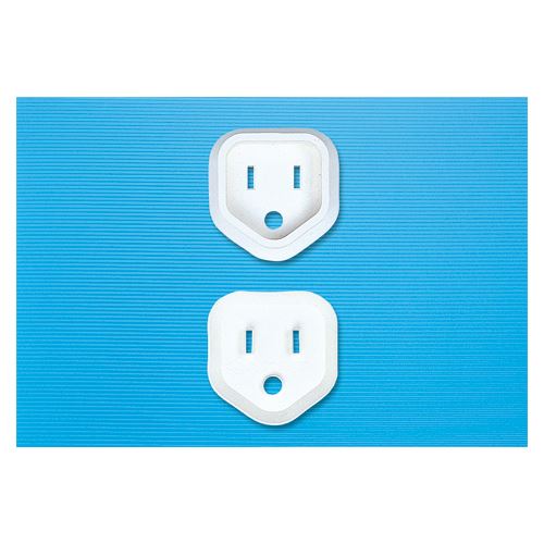 （まとめ買い）サンワサプライ プラグ安全カバー TAP-PSC3N(809) 00012156 〔5個セット〕【北海道・沖縄・離島配送不可】