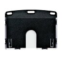 (まとめ買い)オープン工業 名札用ケース アーバンハードID1枚 黒 NX-103P-BK 00027555 〔10枚セット〕【北海道・沖縄・離島配送不可】