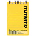 (まとめ買い)マルマン A7メモ エムメモ 6mm横罫 イエロー N595A-04 00498709 〔10冊セット〕【北海道・沖縄・離島配送不可】