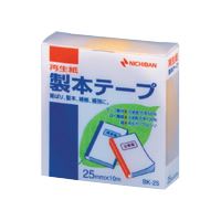 （まとめ買い）ニチバン 製本テープ BK-25 黄 25X10 BK-25-2 キイロ 00033337 〔10個セット〕【北海道..