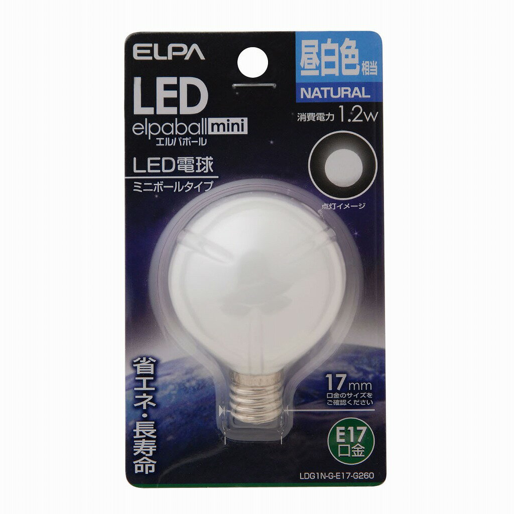 ʤޤȤ㤤ELPA LEDŵG50E17 LDG1N-G-E17-G260 ̡3̳͡ƻ졦ΥԲġ