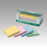 （まとめ買い）スリーエム ポストイット再生紙エコノパック 混色 6541-K 00031404 〔×3〕【北海道・沖縄・離島配送不可】