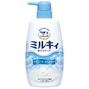 （まとめ買い）ミルキィボディソープ やさしいせっけんの香り ポンプ 550mL 〔5個セット〕【北海道・沖縄・離島配送不可】