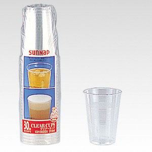 （まとめ買い）サンナップ クリアカップ 30個入 C2130ZEX 00064517 〔×10〕【北海道・沖縄・離島配送不可】