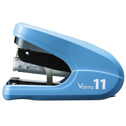 （まとめ買い）マックス フラットホッチキスバイモ11フラット青 HD-11FLK/B 00071127 〔3台セット〕【北海道・沖縄・離島配送不可】