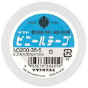 (まとめ買い)ヤマト ビニールテープ No200-38 白 NO200-38-5 00047348 〔10巻セット〕【北海道・沖縄・離島配送不可】