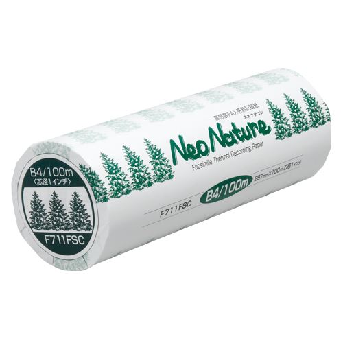 （まとめ買い）クリエイティア FSC認証感熱FAXロール紙 F-711FSC 00073123 〔3巻セット〕【北海道・沖..