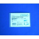 (まとめ買い)クラウン 再生カードケース Aペット樹脂タイプ CR-CHA7R-T 00046710 〔10枚セット〕【北海道・沖縄・離島配送不可】