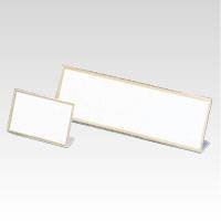 （まとめ買い）クラウン L型カード立アクリル製 CR-KD200-T 00006107 〔10個セット〕【北海道・沖縄・離島配送不可】