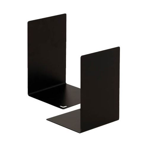 （まとめ買い）ソニック ブックエンド L型大 黒 1組(2枚) DA-318-D 00014878 〔×3〕【北海道・沖縄・離島配送不可】