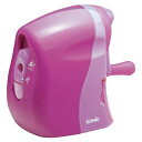 (まとめ買い)ソニック かるハーフ 手動鉛筆削り 桃 SK-802-P 00013628 〔3個セット〕【北海道・沖縄・離島配送不可】