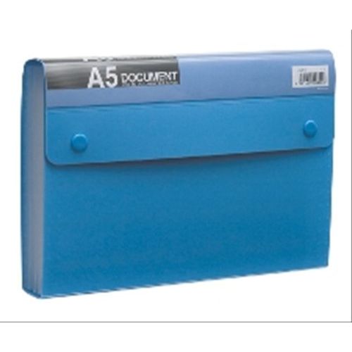 （まとめ買い）キングジム A5ドキュメントFエコノミータイプ 青 2254アオ 00996681 〔5冊セット〕【北..