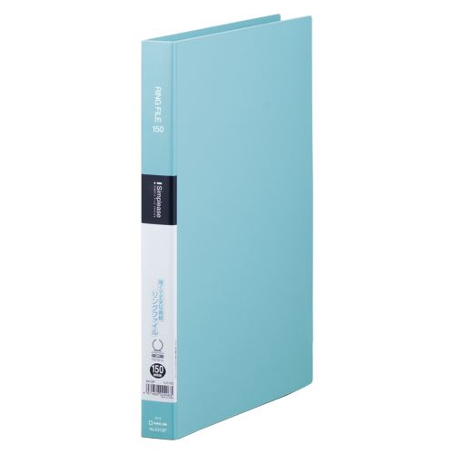 （まとめ買い）キングジム シンプリーズ リングファイル 水色 641SPミス 00007366 〔10冊セット〕【北海道・沖縄・離島配送不可】