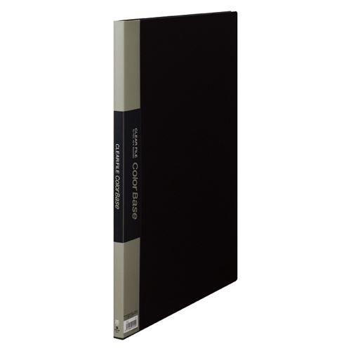 （まとめ買い）キングジム クリアーファイルカラーベース(S型) 黒 152Cクロ 00010613 