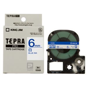 (まとめ買い)キングジム PROテープカートリッジ・白ラベル SS6B 00046413 〔3個セット〕【北海道・沖縄・離島配送不可】 (まとめ買い)キングジム PROテープカートリッジ・白ラベル SS6B 00046413 〔3個セット〕【北海道・沖縄・離島配送不可】