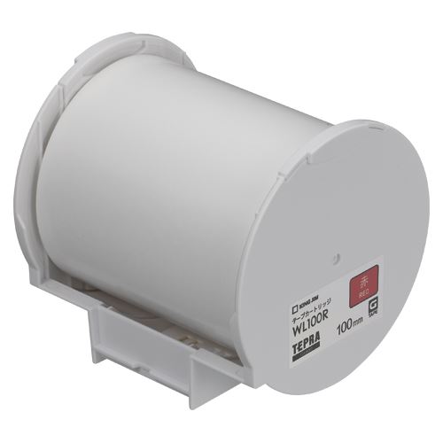 （まとめ買い）キングジム Grandテープカートリッジ・赤100 WL100R 00009808 〔3個セット〕【北海道・沖縄・離島配送不可】