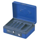 (まとめ買い)カール事務器 キャッシュボックス(L) ブルー CB-8200-B 00016517 〔3個セット〕【北海道・沖縄・離島配送不可】