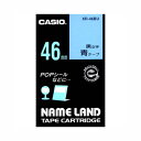 (まとめ買い)カシオ ネームランドテープ XR-46BU 00031130 〔3個セット〕【北海道・沖縄・離島配送不可】(2)