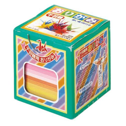 （まとめ買い）トーヨー 千羽鶴用おりがみ 7.0 002003 00800038 〔5個セット〕【北海道・沖縄・離島配送不可】